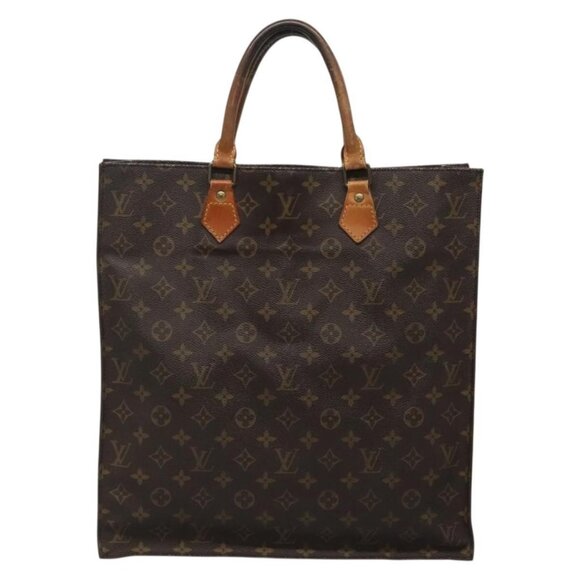 LOUIS VUITTON Monogram Sac Plat Hand Bag M51140 LV Auth 134426 - Picture 2 of 16